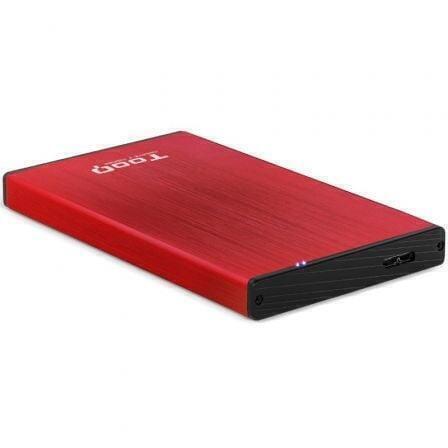 Caixa HDD | Tooq | SATA 2.5" (9.5mm) USB 3.0/3.1 Gen 1 | Vermelho