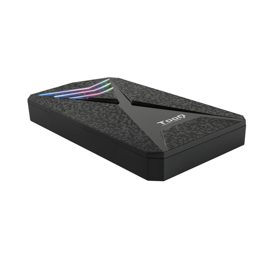 Caixa HDD Gaming Tooq 2.5" SATA (9,5mm) USB 3.1 Gen 1 Preto