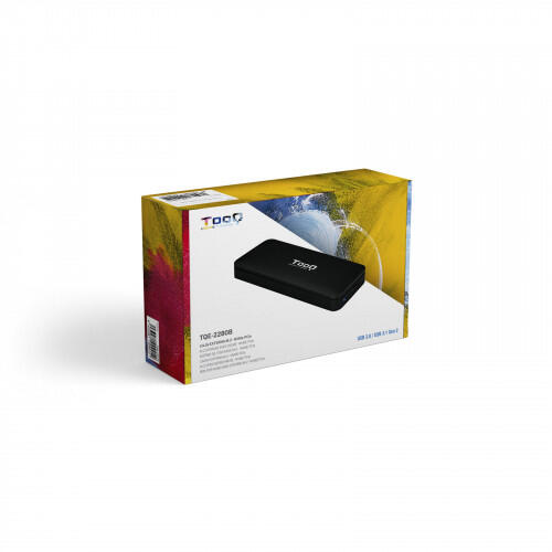 Caixa SSD Tooq M.2 NVME USB 3.1 Gen 2 Preto