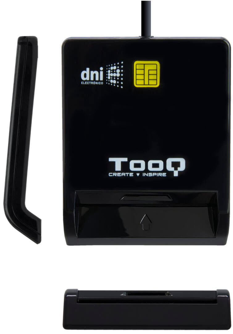 LECTOR DE TARJETAS EXTERNO TOOQ TQR-211B DNIE SIM USB-C NEGRO