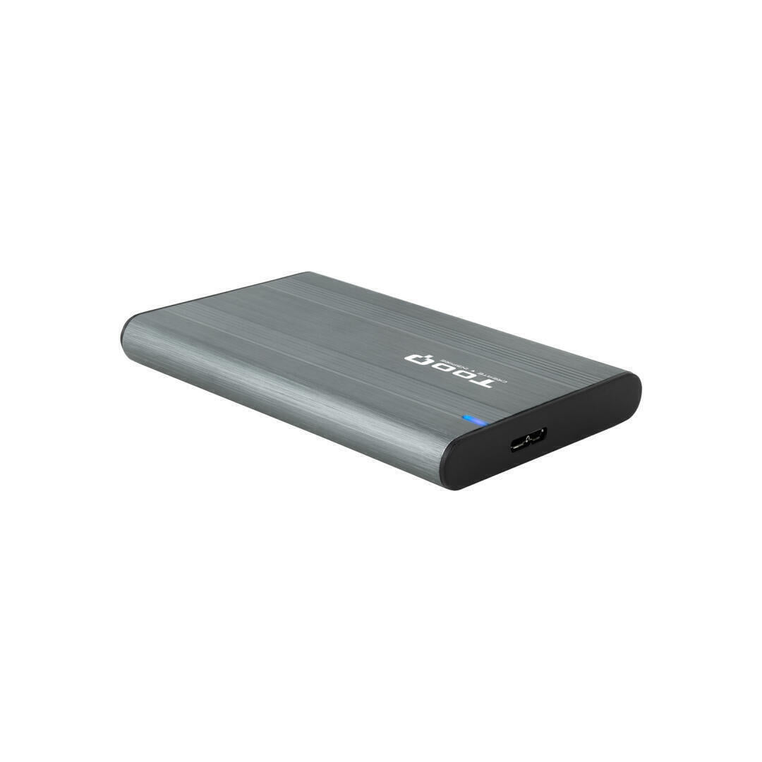 CAJA EXTERNA TOOQ 2,5" SATA USB3.1 GEN1 GRIS