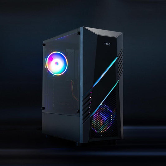 Caixa de Computador ATX Tooq BIOHAZARD RGB c/ Vidro Temperado Preto