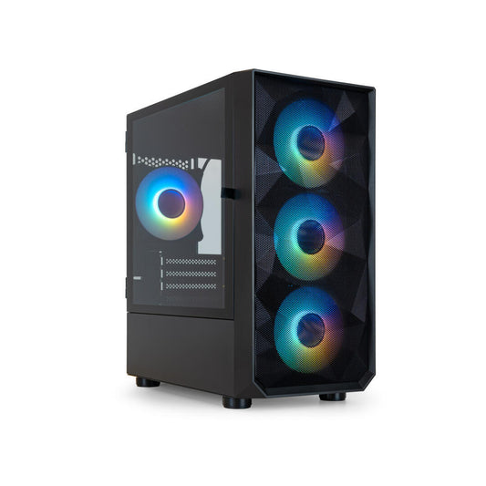 Caixa Micro-ATX Tooq SEIZURE Mesh ARGB c/ Vidro Temperado P