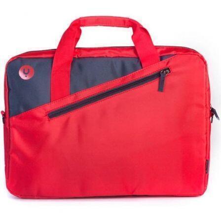 15.6&quot; Laptop Bag External Pockets - Red - GINGERRED