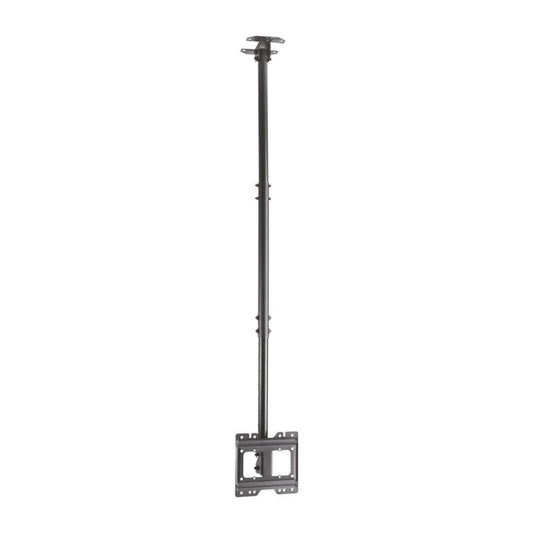 Suporte para monitor VESA - Para telhados ou superfícies inclinadas - Inclinação base/suporte e rotação - Extensível de 720 mm e 1590 mm - Carga máxima 50 Kg - telas 23&quot;~43&quot; aprox. - LCDS107