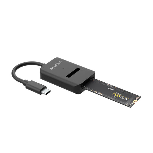 Dock USB-C | AISENS | M.2 (NGFF) ASUC-M2D011-BK | SATA/NVME | USB 3.1