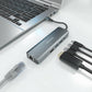 Dock USB-C | AISENS | 5 em 1 | 1xHDMI | 1xRJ45 | 2xUSB | 1xPD | Cinza