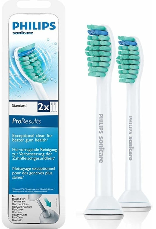 Cabeças de escova de dentes Philips Sonicare ProResults Cabeças normais para escova de dentes sónica HX6012/07