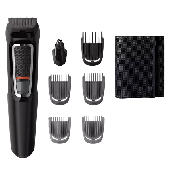 Aparadores de cabelo Philips MULTIGROOM Series 3000 7 acessórios 7-em-1, rosto e cabelo