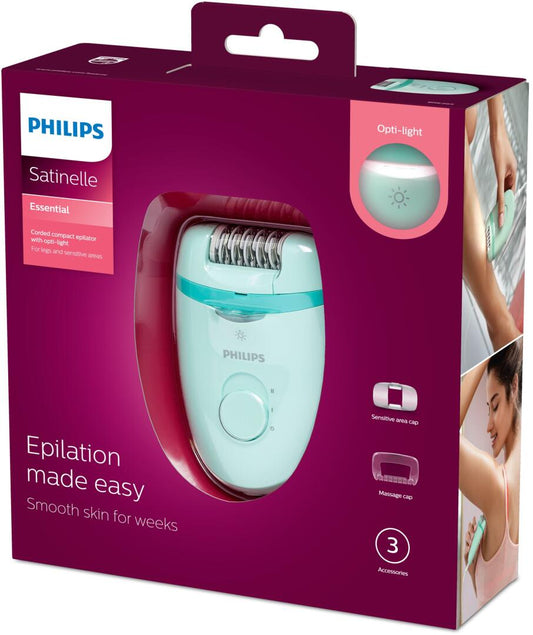 Depiladora Elétrica | Philips | Satinelle Essential | Compacta c/ Cabo