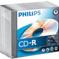 Philips CD-R 80Min 700MB 52x Slim Case (10 unidades)