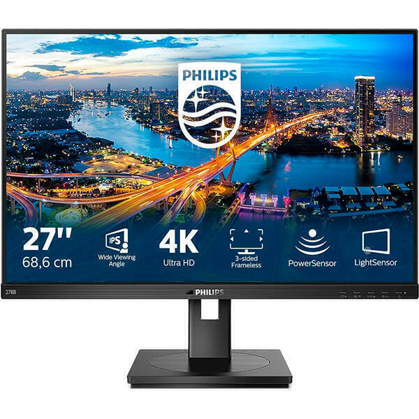 Monitor Profissional | Philips | B-Line 278B1 | 27" | 4K UHD