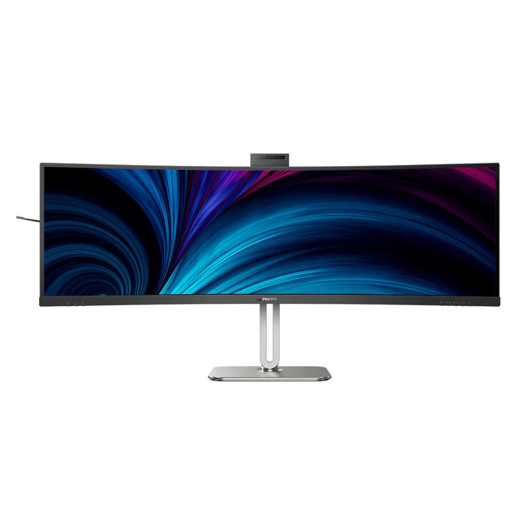 Monitor Philips | VA 49" | 32:9 Curvo DQHD HDMI DP USB-C Colunas Cam