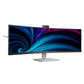 Monitor Philips | VA 49" | 32:9 Curvo DQHD HDMI DP USB-C Colunas Cam