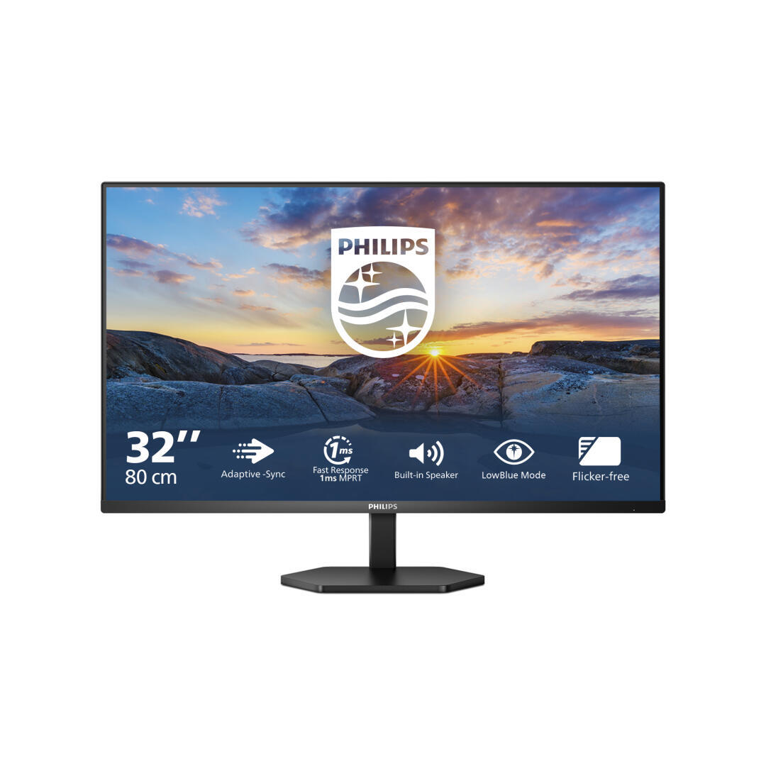 PHILIPS MONITOR VA 32" (31.5") 16:9 FHD 75HZ HDMI COLUNAS 32E1N3100LA