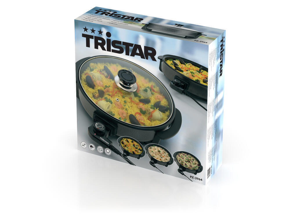 Grelhador Multifunções | Tristar | PZ-2964 | 2200W | Preto