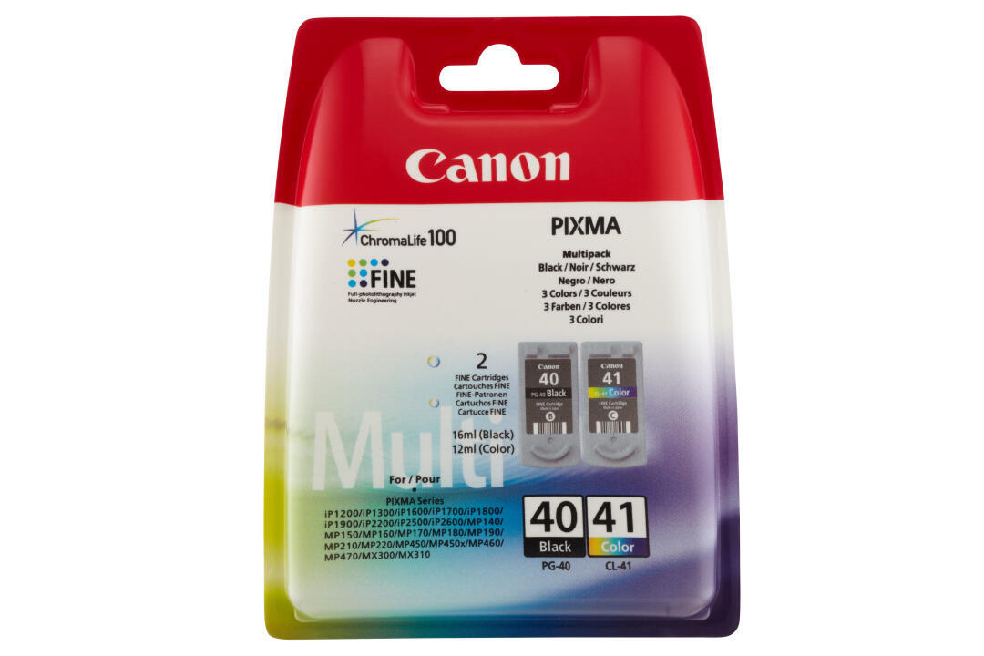 Canon Pack 2 Cartuchos Negro PG40 + Color CL41