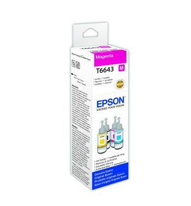 Tinteiro Epson | T6643 | Magenta | 70ml | Compatível ET-L355/L555/E