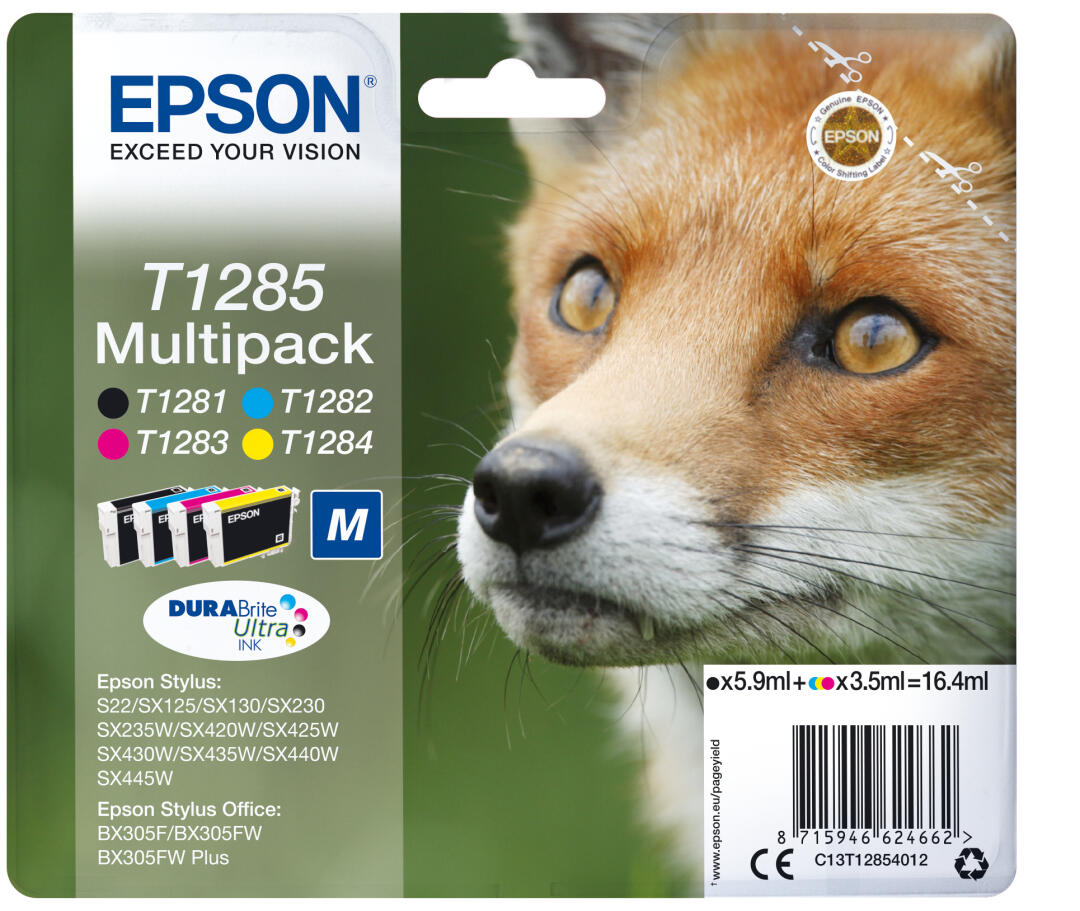 Tinteiros Epson S22/SX420/BX305 | Pack 4 Cores