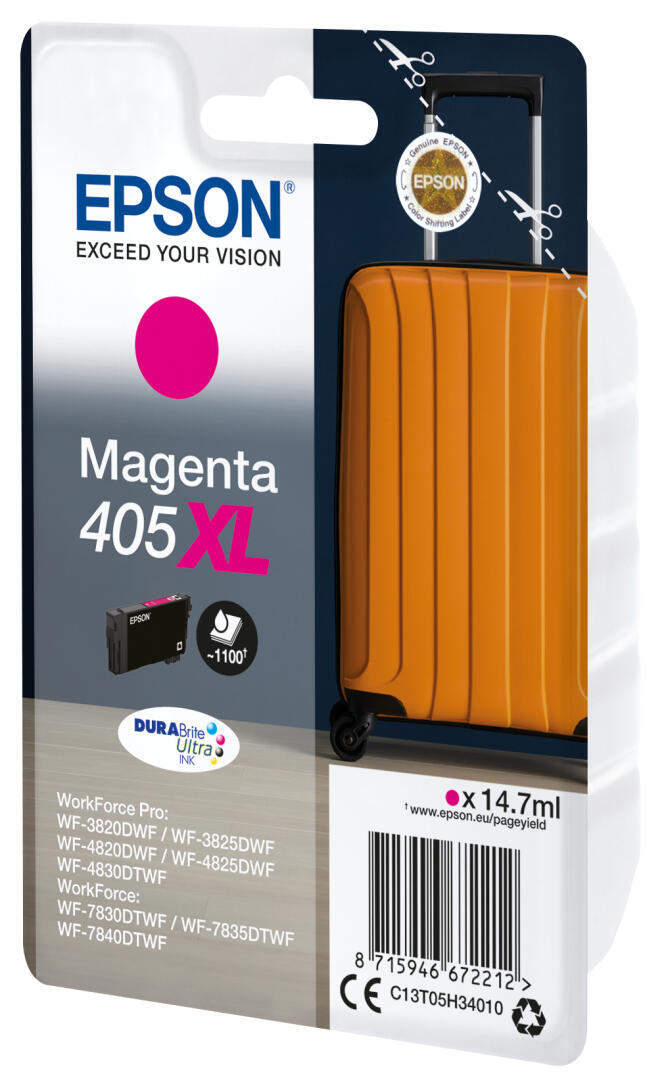 Cartucho de Tinteiro | Epson | T05H34020 405XL | Magenta | WF-38xx