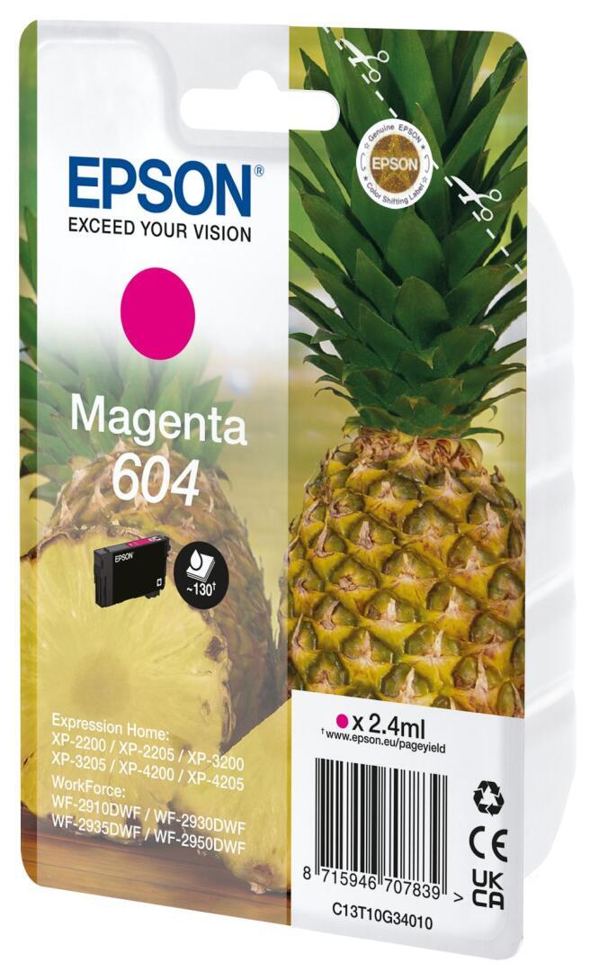 Tinteiro Magenta Epson 604 | Compat. XP2200/3200/4200/WF2910/35/50