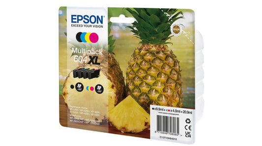 Epson 604XL tinteiro 4 unidade(s) Original Rendimento alto (XL) Preto, Ciano, Magenta, Amarelo