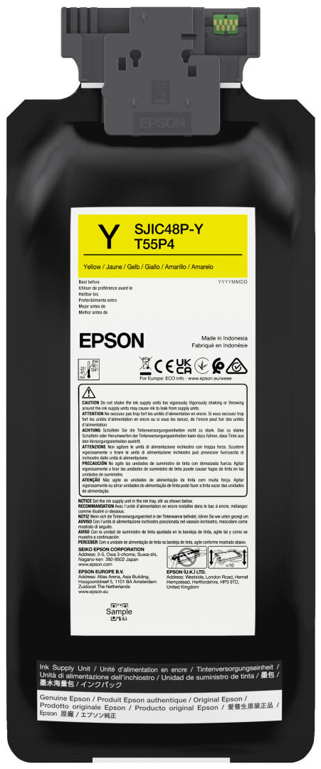 EPSON TINTEIRO AMARELO CW-C8000e