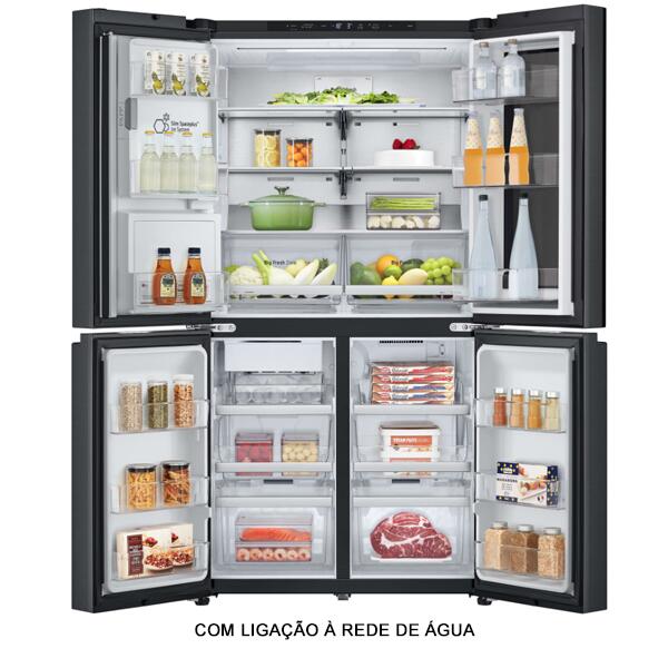 Frigorífico Side by Side | LG | 4PT | 705L | No Frost | Preto