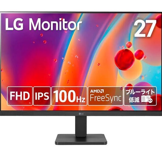 LG MONITOR IPS 27" 16:9 FHD 5MS 100HZ VGA HDMI 27MR400-B