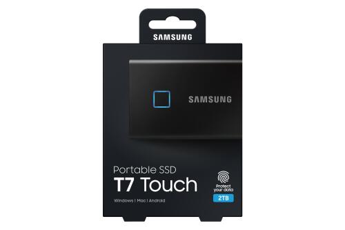 SSD Portátil | Samsung | T7 Touch | 2000GB | Preto | Ref. 1332218