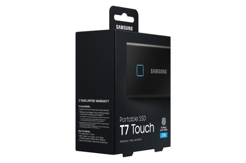 SSD Portátil | Samsung | T7 Touch | 2000GB | Preto | Ref. 1332218