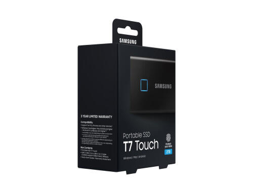 SSD Portátil | Samsung | T7 Touch | 2000GB | Preto | Ref. 1332218