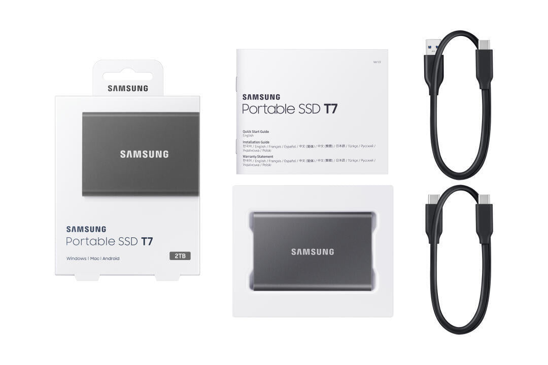 SSD Externo | SAMSUNG | T7 | 2TB | USB 3.2 | Portátil