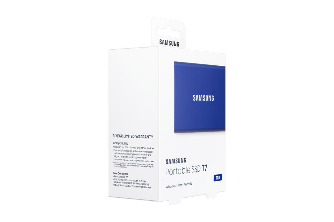 SSD Portátil | Samsung | T7 | 1000 GB | Vermelho