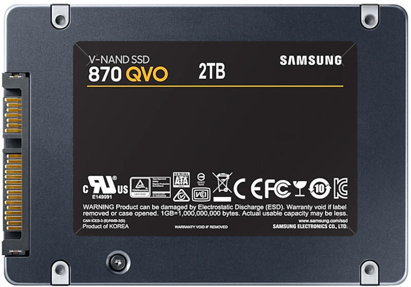 SAMSUNG SSD 870 QVO 2TB 2.5" SATA III V-NAND MLC#PROMO#ULT UNID#