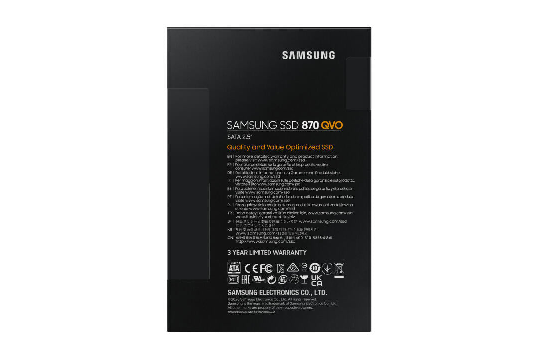 SAMSUNG SSD 870 QVO 2TB 2.5" SATA III V-NAND MLC#PROMO#ULT UNID#