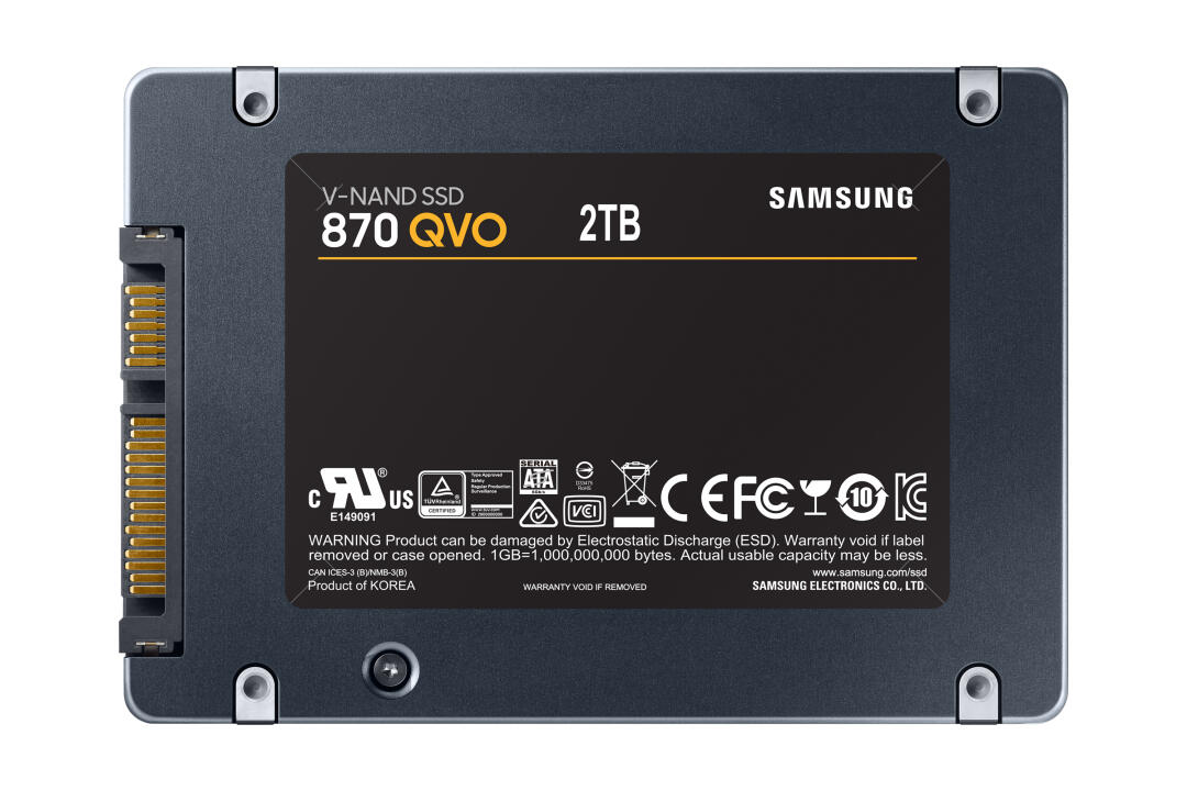 SAMSUNG SSD 870 QVO 2TB 2.5" SATA III V-NAND MLC#PROMO#ULT UNID#