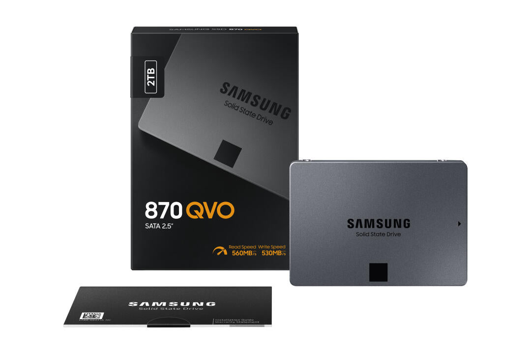 SAMSUNG SSD 870 QVO 2TB 2.5" SATA III V-NAND MLC#PROMO#ULT UNID#