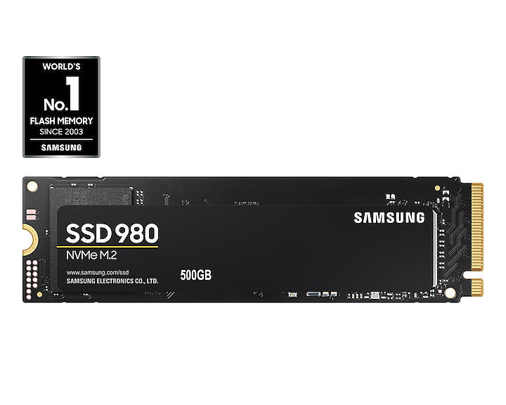 SSD M.2 PCIe NVMe SAMSUNG 500GB 980 3100/2600-400K/470K IOPS