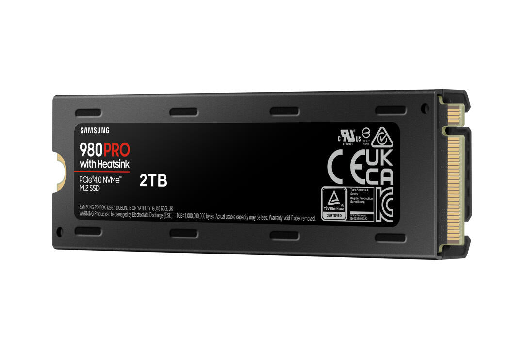 Disco SSD Samsung 980 PRO 2TB/ M.2 2280 PCIe 4.0/ con Disipador de Calor/ Compatible con PS5 y PC/ Full Capacity