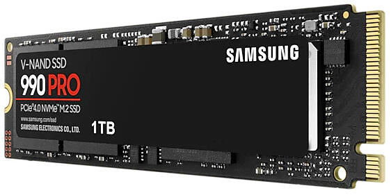 Disco SSD Samsung 990 PRO 1TB/ M.2 2280 PCIe 4.0/ Compatible con PS5 y PC/ Full Capacity