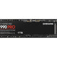 Disco SSD Samsung 990 PRO 1TB/ M.2 2280 PCIe 4.0/ Compatible con PS5 y PC/ Full Capacity