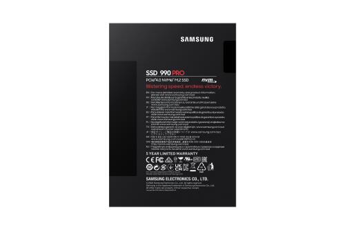 SSD | Samsung | 990 PRO | 1TB | NVMe PCIe 4.0 V-NAND