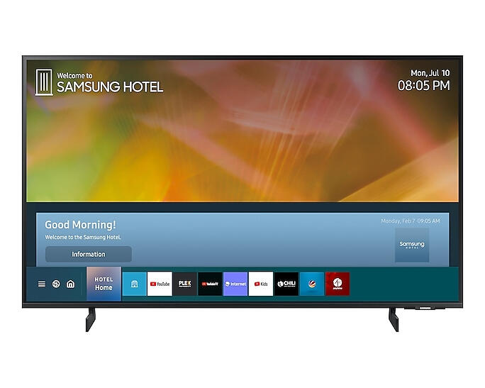 TV LED 55" | Samsung Hospitality | Serie AU 800 | 4K Smart TV Flat