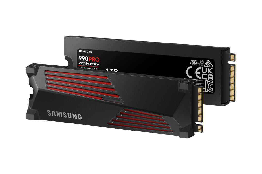 SSD M.2 | Samsung | 990 Pro 1TB | PCIe 4.0 NVMe | Heatsink