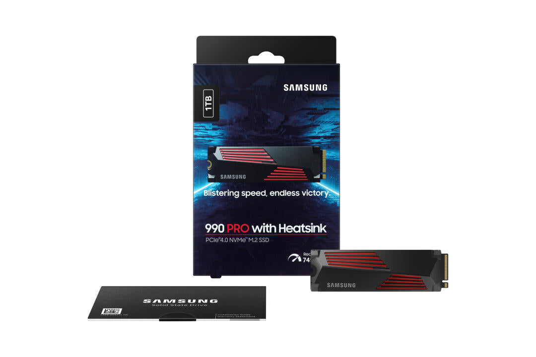 SSD M.2 | Samsung | 990 Pro 1TB | PCIe 4.0 NVMe | Heatsink