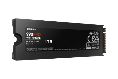 SSD M.2 | Samsung | 990 Pro 1TB | PCIe 4.0 NVMe | Heatsink