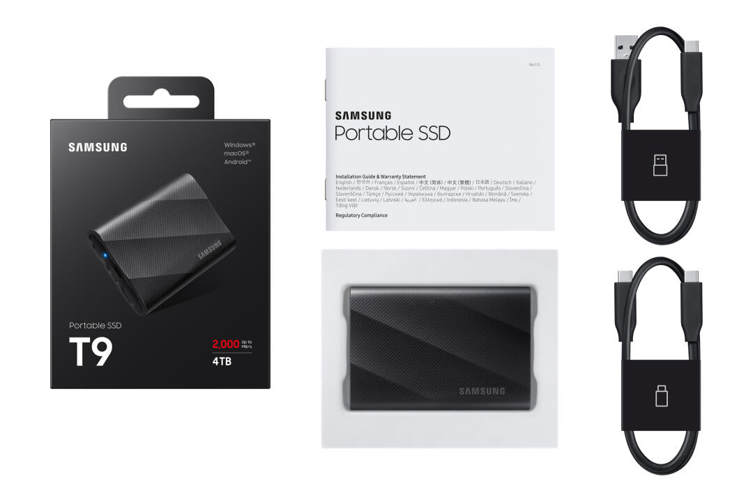 SSD Externo | Samsung T9 | USB 3.2 | 4TB | Portable