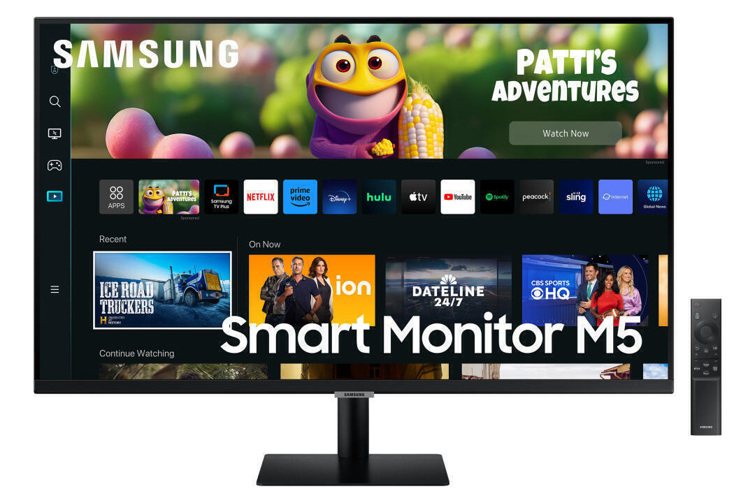 SAMSUNG MONITOR SMART27"M5 16:9 250CD HDMI HUB USB WIFI C/COMANDO#PROMO 30-09