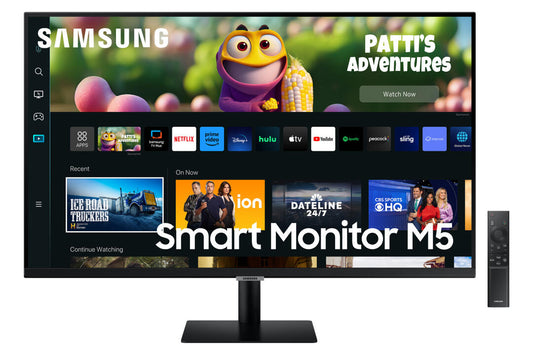 SAMSUNG MONITOR SMART 32" M5 16:9 250CD HDMI HUB USB WIFI C/COMANDO#PROMO 30-09